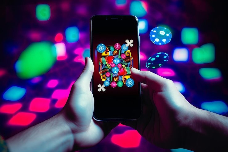 Tampilan antarmuka Mahjong Ways 2 di aplikasi mobile gacor x500 dengan simbol tradisional mahjong